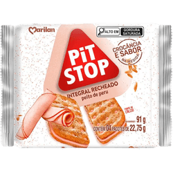 BISCOITO MARILAN PIT STOP 91G PEITO DE PERU